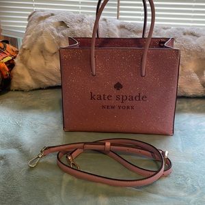 Kate spade sparkly satchel great used condition